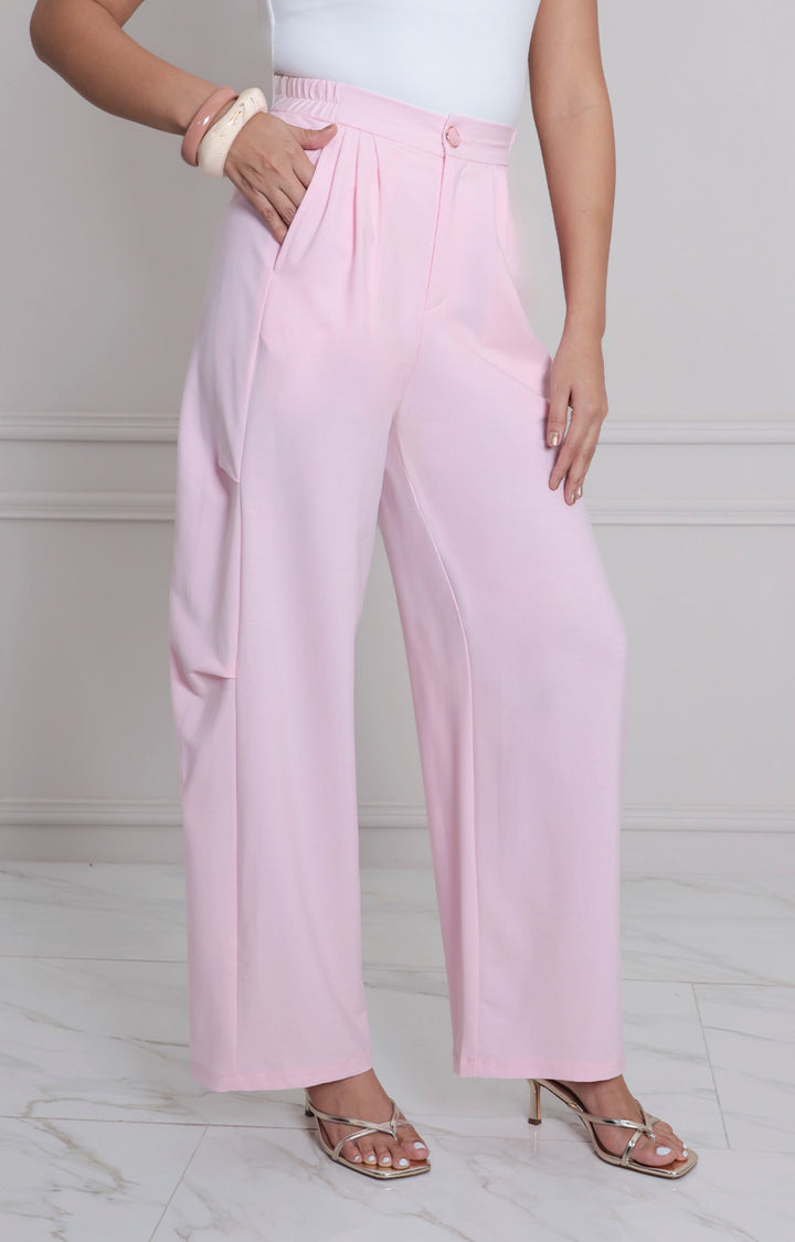 Pantalòn rosa amplio - PANTALON REGULAR Boutiquemirel 