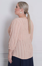B*3-26*FUEGO*8550*BEIGE - BLUSAS CURVY Boutiquemirel 