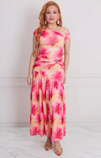 Vestido corto estampado - VESTIDO LARGO REGULAR Boutiquemirel 