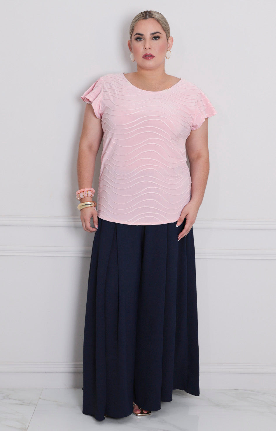 B*3-26*FUEGO*8528*ROSA - BLUSAS CURVY Boutiquemirel 