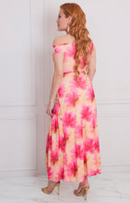 Vestido corto estampado - VESTIDO LARGO REGULAR Boutiquemirel 