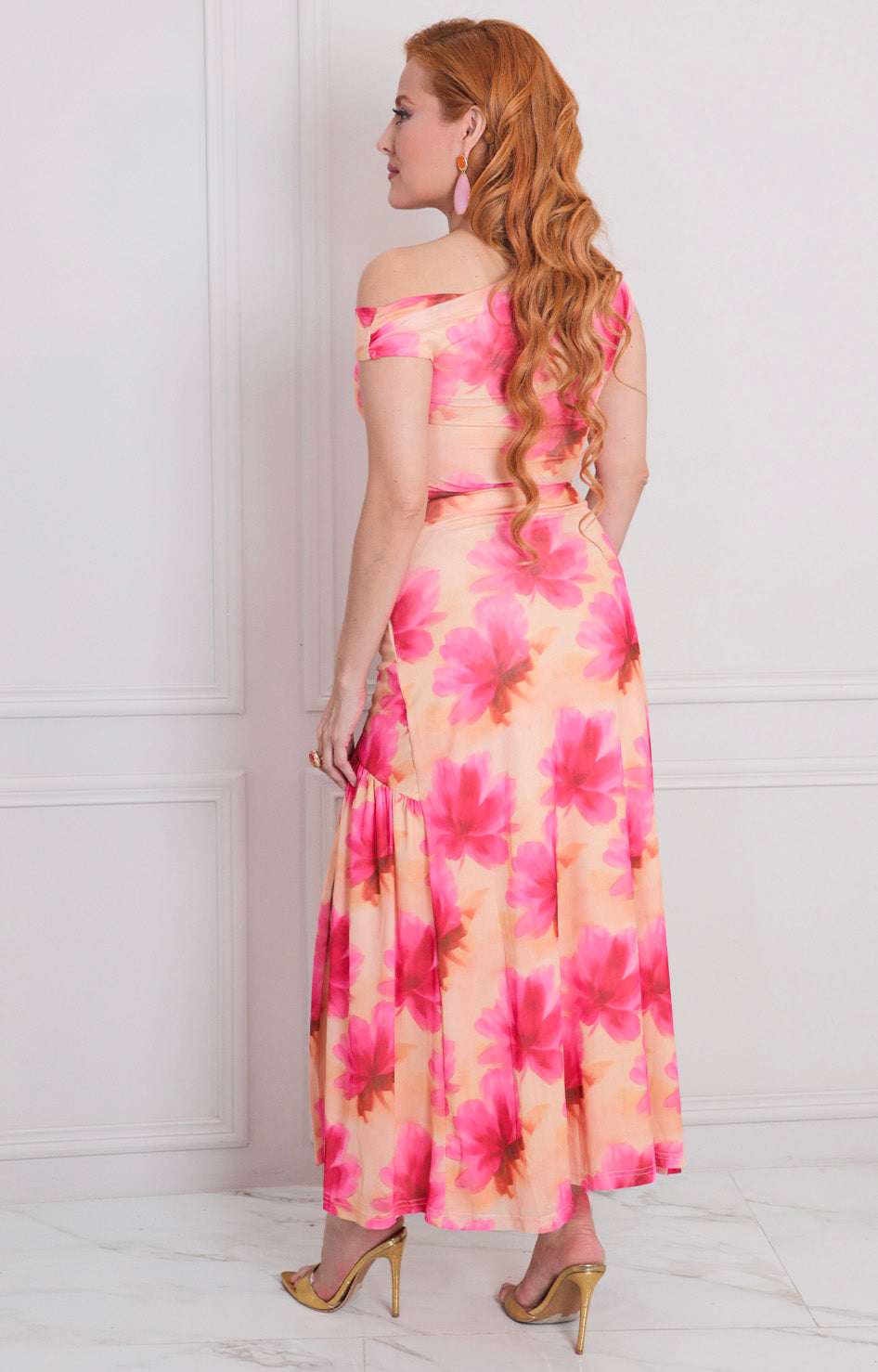 Vestido corto estampado - VESTIDO LARGO REGULAR Boutiquemirel 