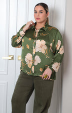 Blusa con estampado floral