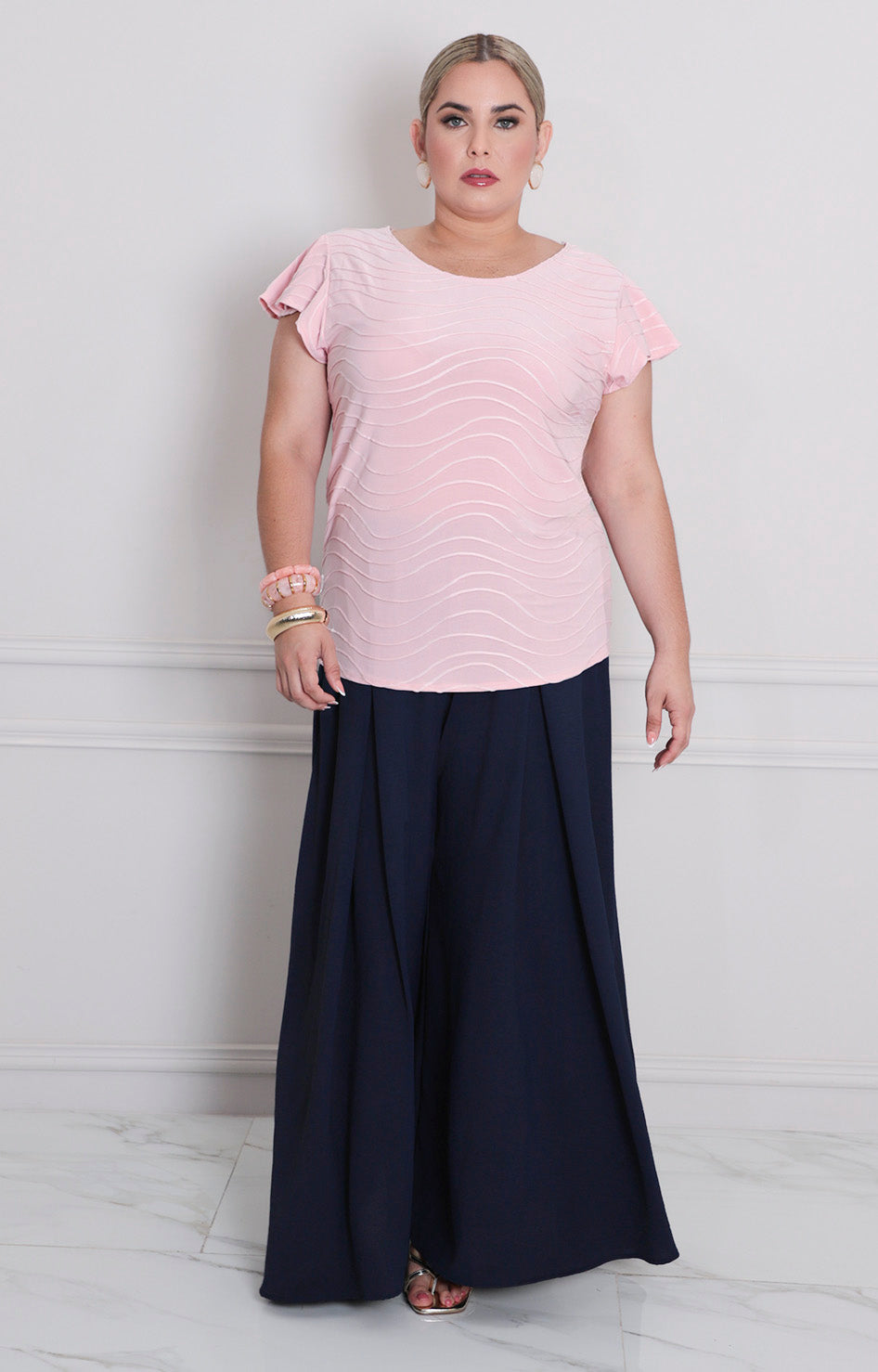 B*3-26*FUEGO*8528*ROSA - BLUSAS CURVY Boutiquemirel 