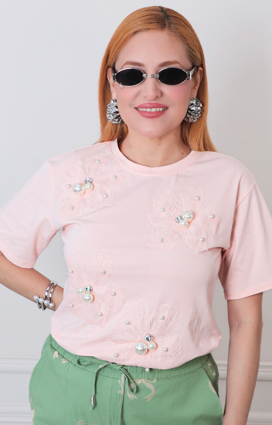 Blusa con perlas - BLUSAS REGULAR Boutiquemirel 
