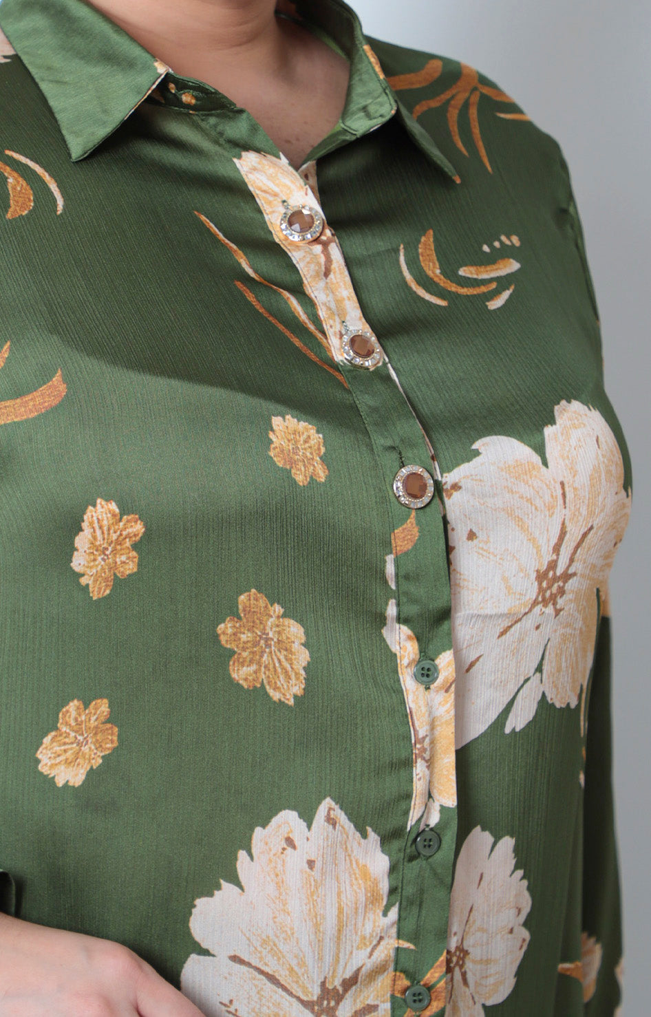 Blusa con estampado floral