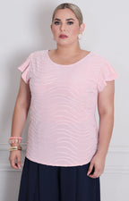 B*3-26*FUEGO*8528*ROSA - BLUSAS CURVY Boutiquemirel 