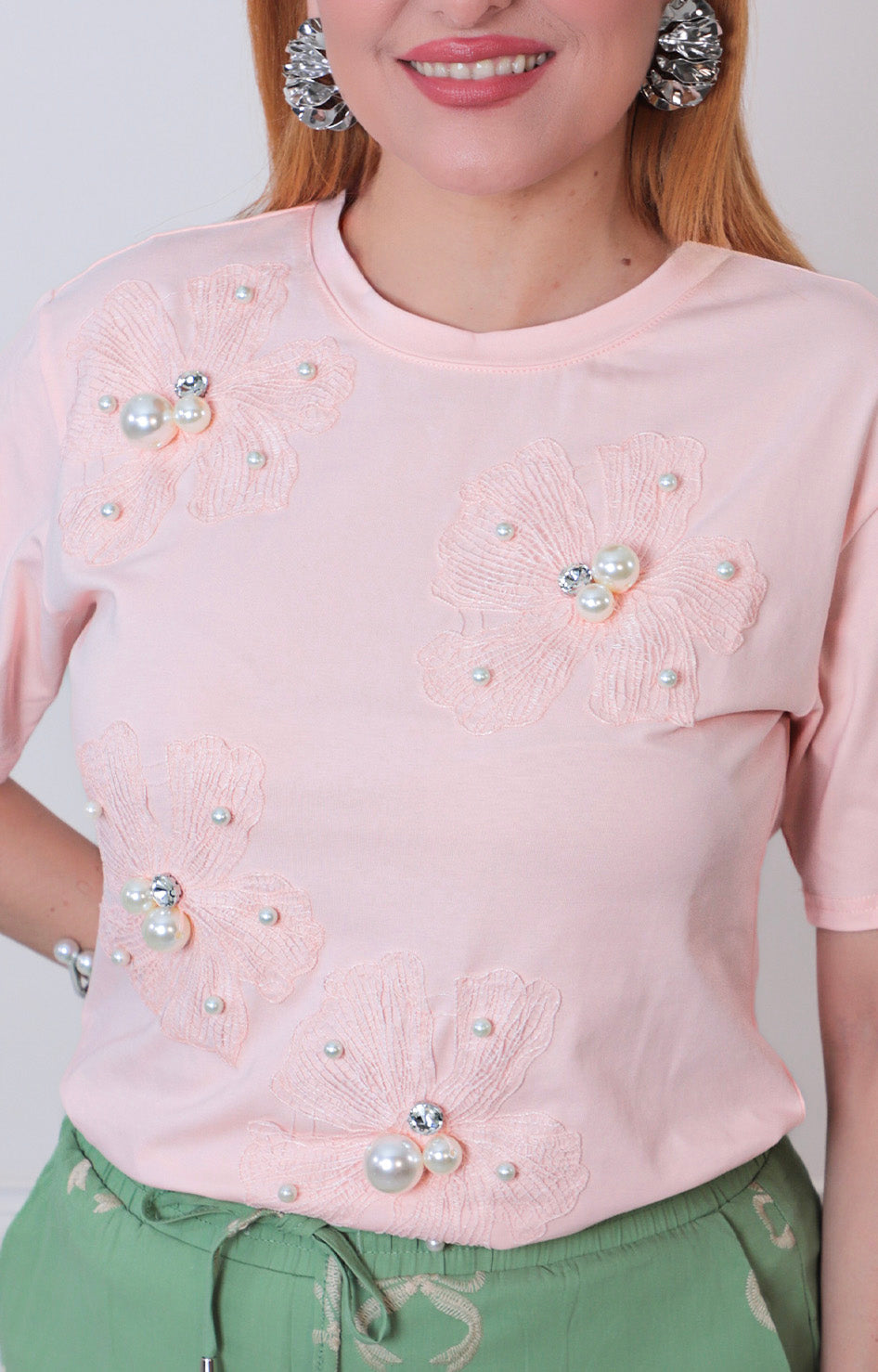 Blusa con perlas - BLUSAS REGULAR Boutiquemirel 