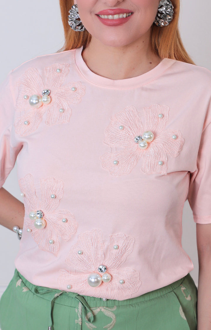 Blusa con perlas - BLUSAS REGULAR Boutiquemirel 