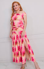 Vestido corto estampado - VESTIDO LARGO REGULAR Boutiquemirel 