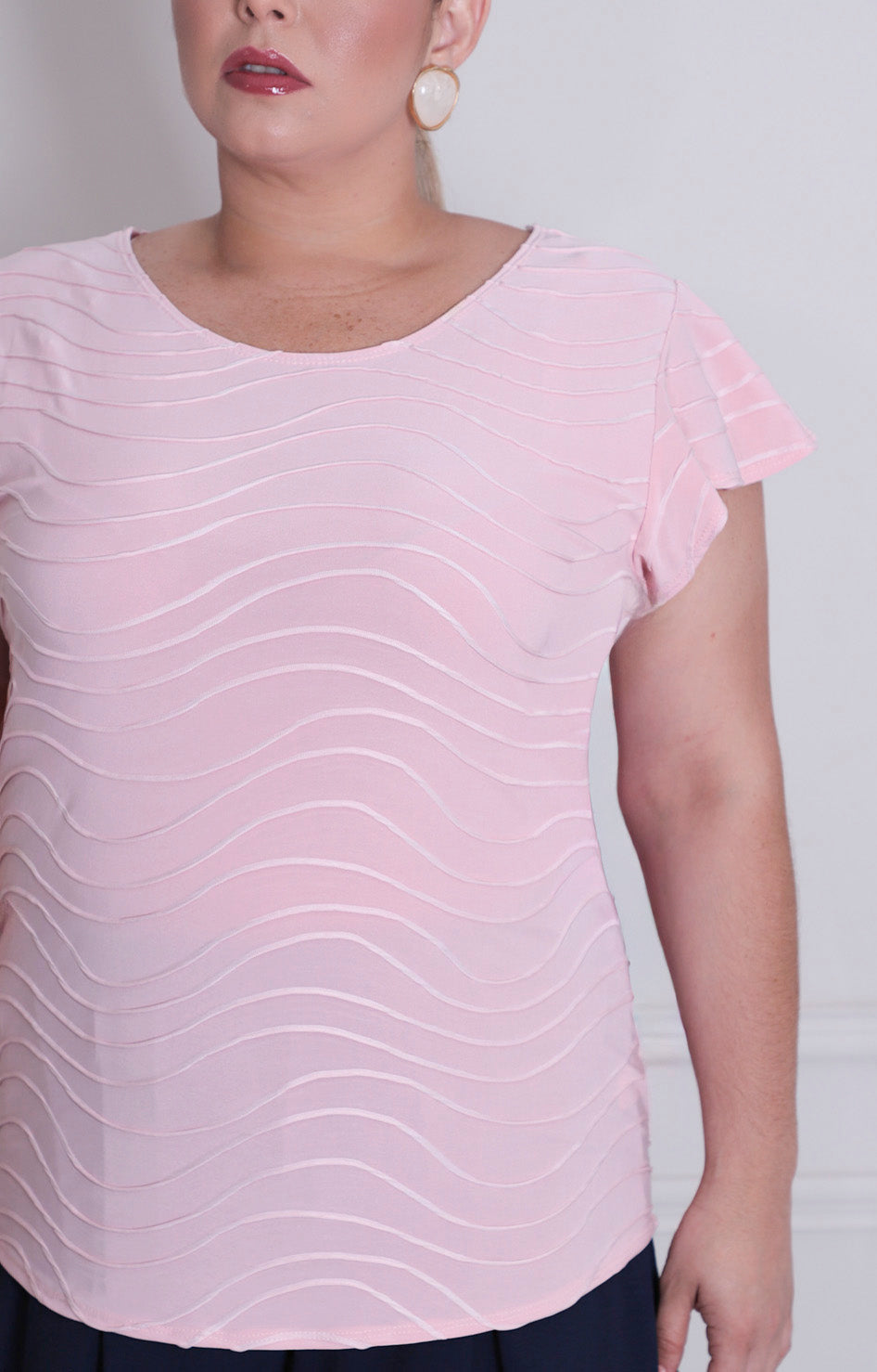 B*3-26*FUEGO*8528*ROSA - BLUSAS CURVY Boutiquemirel 