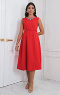 Vestido largo rojo