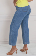 Pantalòn de mezclilla recto