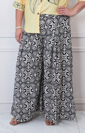 Pantalon azul marino estampado - PANTALON CURVY Boutiquemirel 