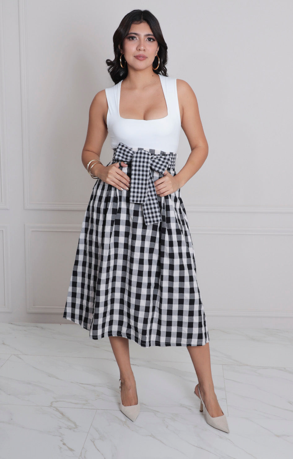 Falda negra estampada - FALDA REGULAR Boutiquemirel 
