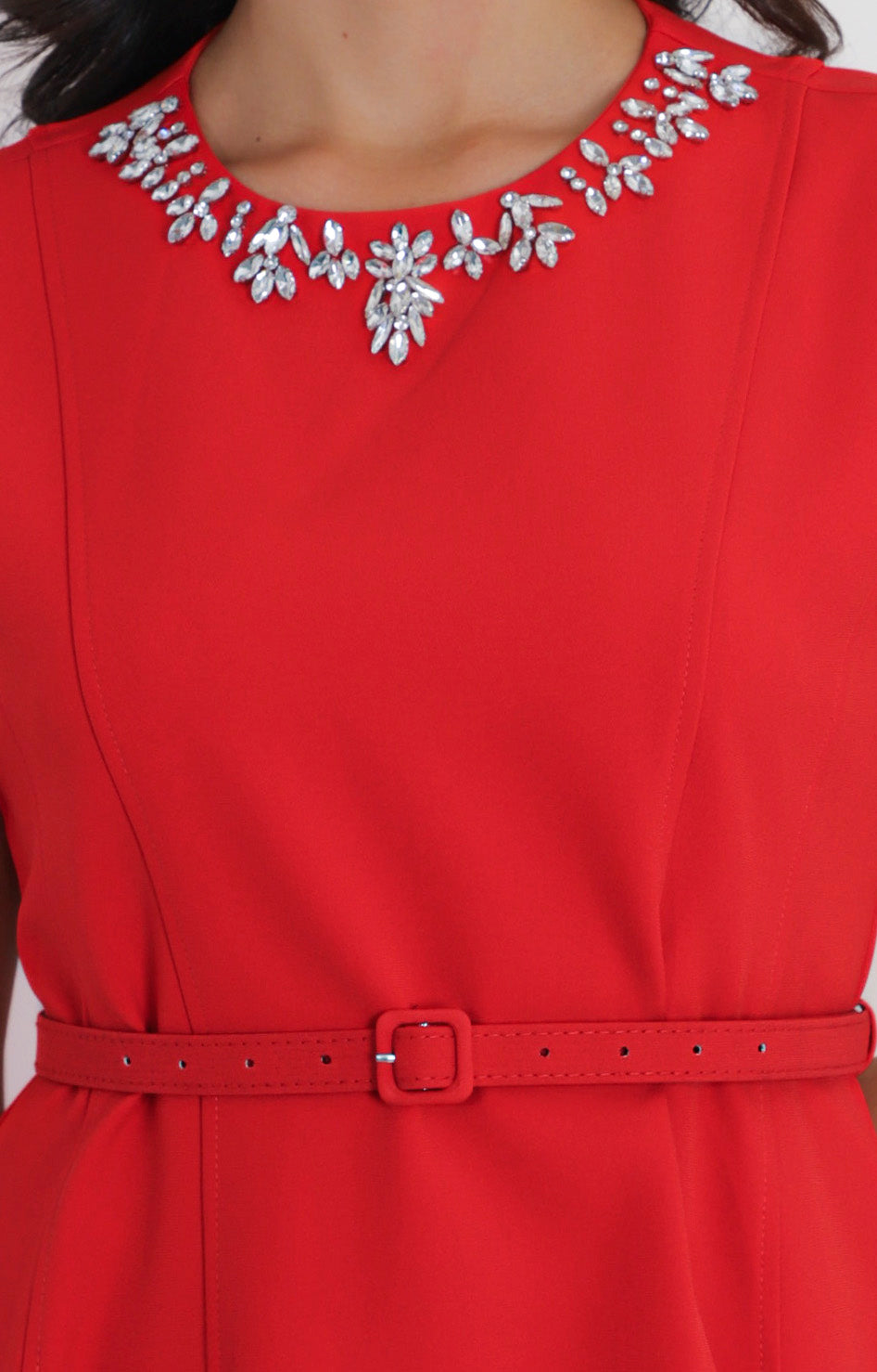 Vestido largo rojo