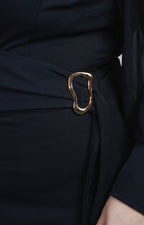 Jumpsuit con hebilla dorada