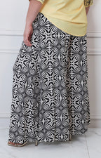 Pantalon azul marino estampado - PANTALON CURVY Boutiquemirel 