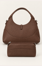 Bolsa hobo con bolsa pequeña a juego