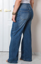 Pantalón de mezclilla tiro alto