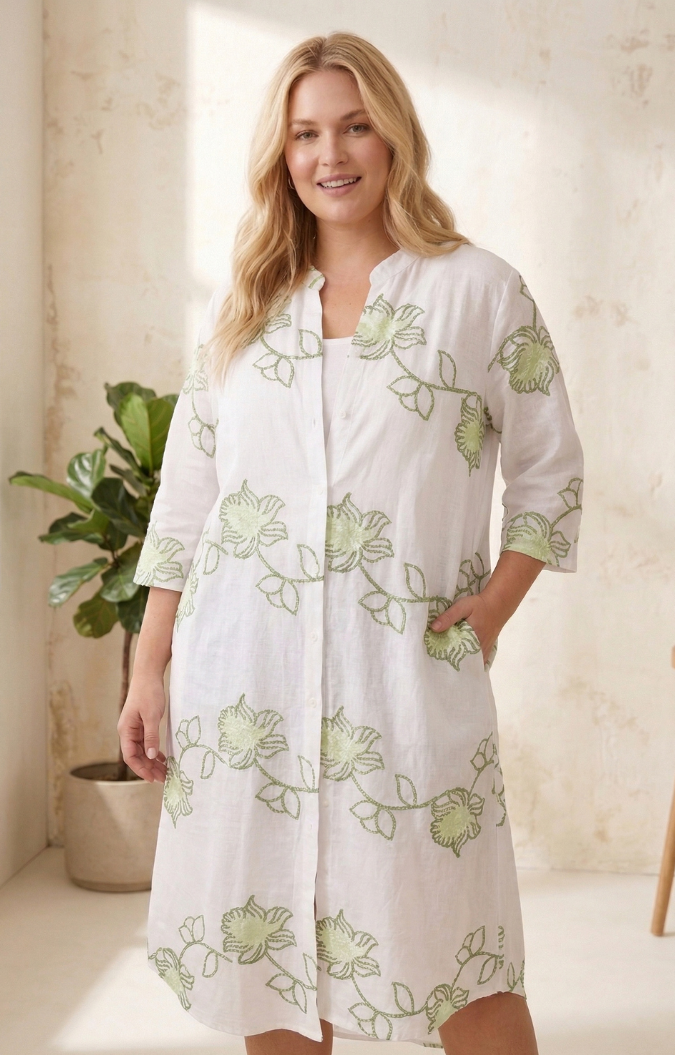 Maxi blusa en color verde - BLUSA REGULAR Boutiquemirel 