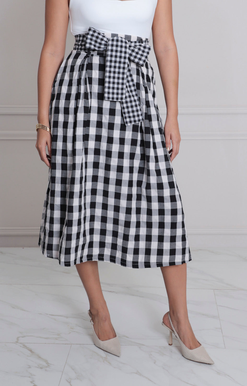 Falda negra estampada - FALDA REGULAR Boutiquemirel 