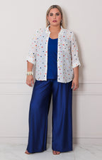 Blusa estampada con mangas - BLUSAS CURVY Boutiquemirel 