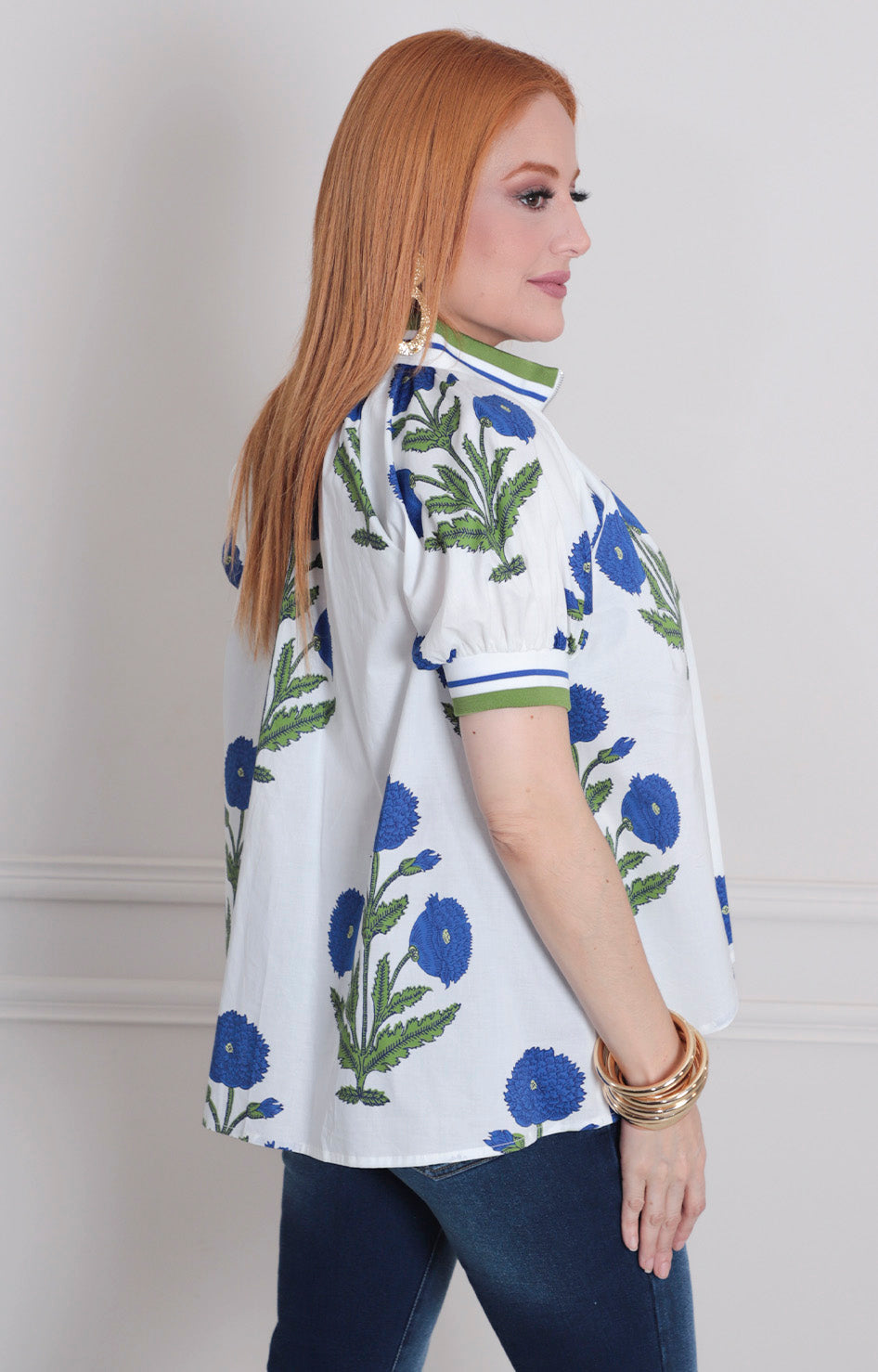Blusa blanca estampada - BLUSAS REGULAR Boutiquemirel 