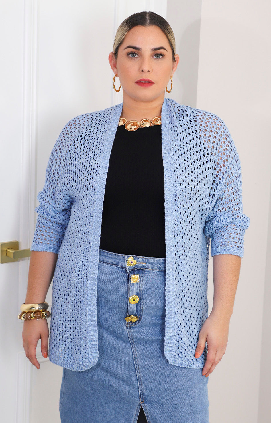 Cardigan tejido de punto