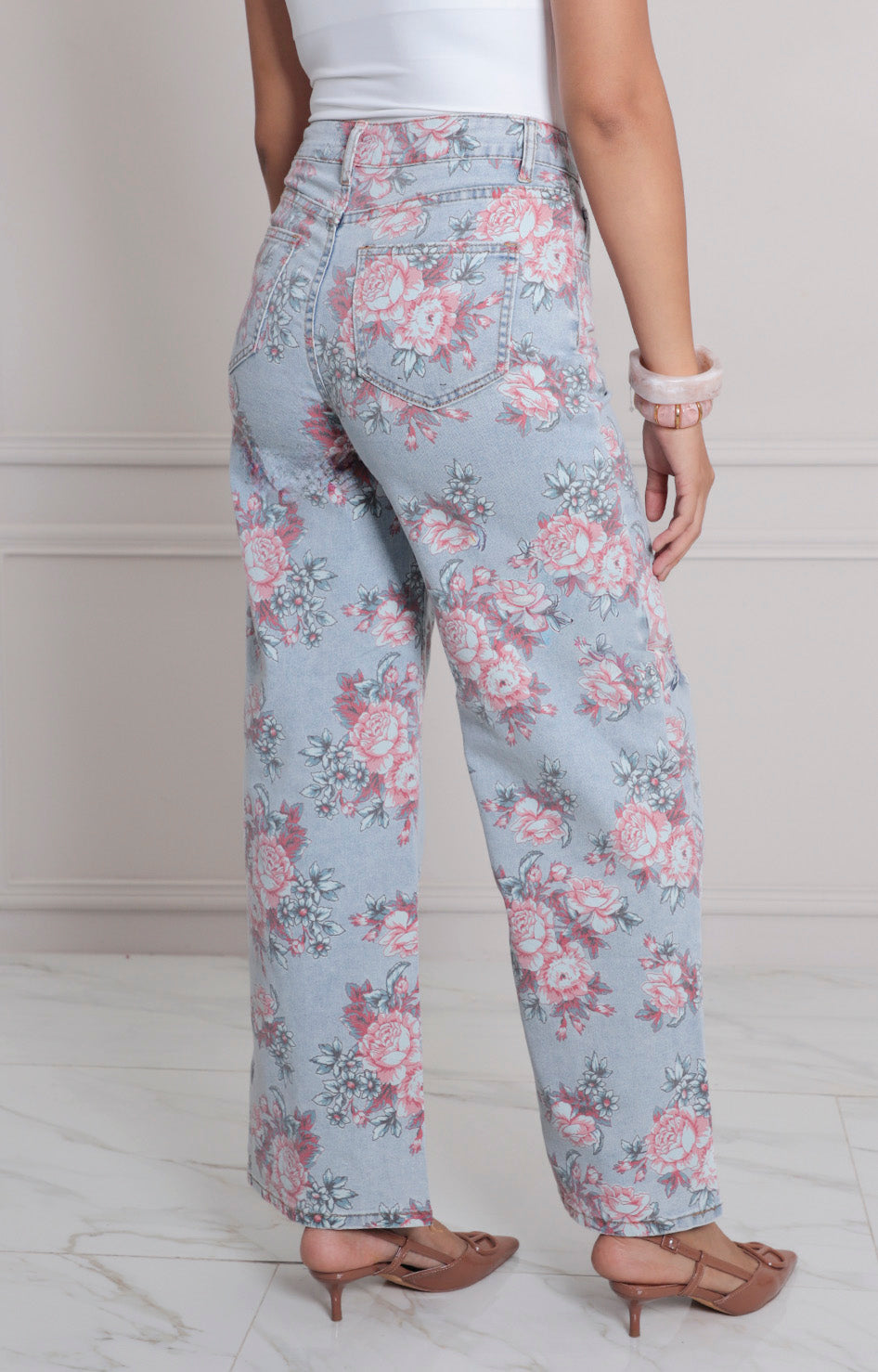 Pantalòn estampado - PANTALON MEZCLILLA REGULAR Boutiquemirel 