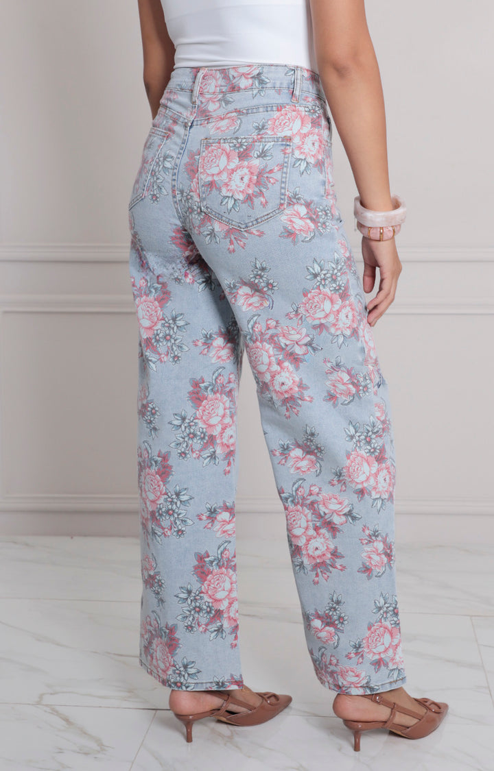 Pantalòn estampado - PANTALON MEZCLILLA REGULAR Boutiquemirel 