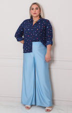 Pantalón satinado - PANTALON CURVY Boutiquemirel 