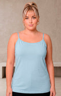 Blusa básica de algodón con tirantes - BLUSAS CURVY Boutiquemirel 