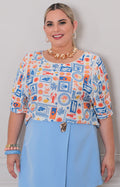 Blusa estampada - BLUSAS CURVY Boutiquemirel 
