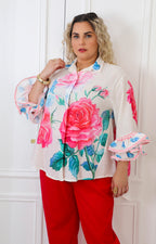 Blusa camisera floral