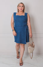 Jumpsuit de mezclilla - PALAZZO CORTO MEZCLILLA CURVY Boutiquemirel 