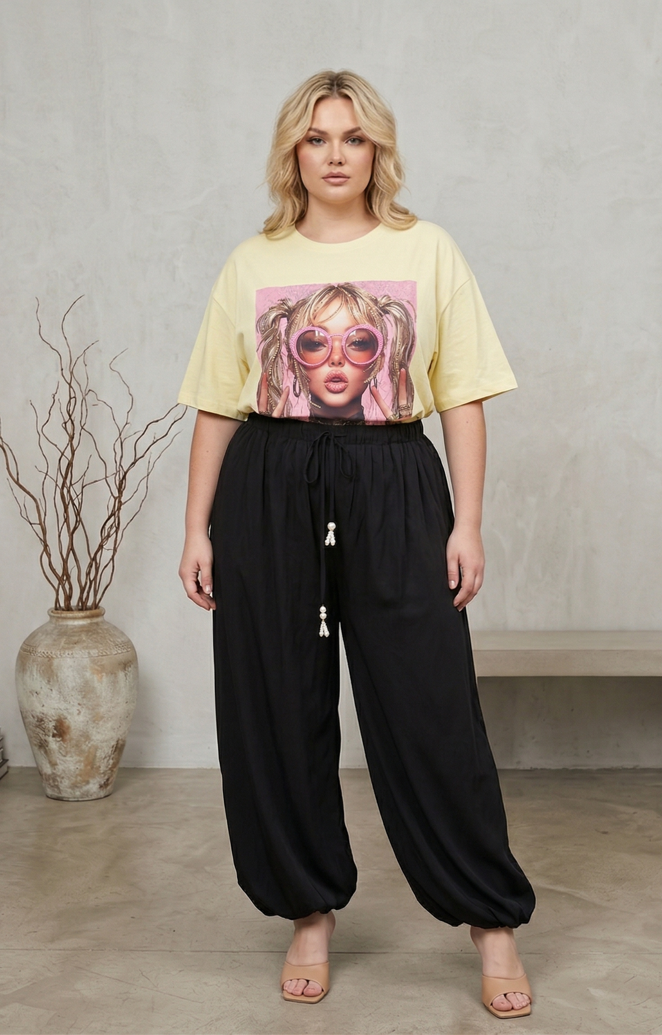 Blusa algodón estampada - BLUSAS CURVY Boutiquemirel 