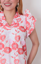 B*4-26*ENTRO*T30246*NARANJA ESTAMPADO - BLUSAS REGULAR Boutiquemirel 
