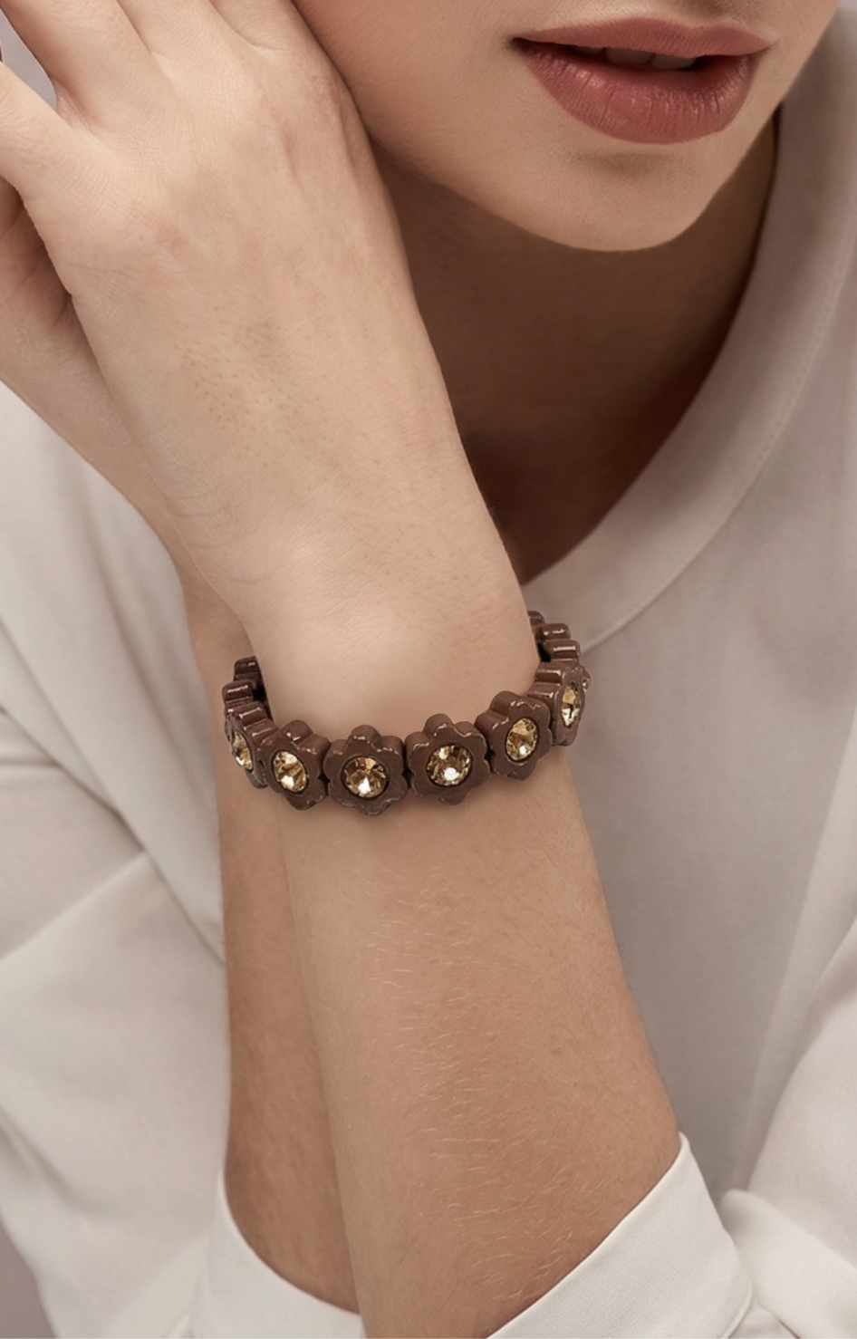 P*0503*MA*CHAPA*CAFE - PULSERA Boutiquemirel 