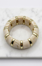 Pulsera color beige - PULSERA Boutiquemirel 