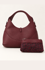 Bolsa hobo con bolsa pequeña a juego