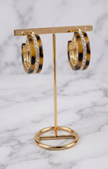 Aretes dorados con circonias - ARETES Boutiquemirel 