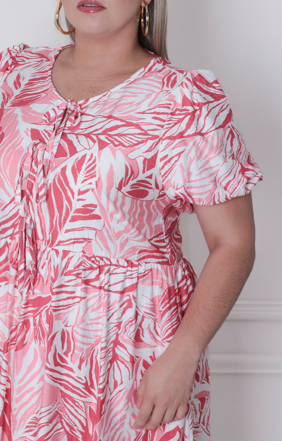 Vestido rojo estampado - VESTIDO CORTO CURVY Boutiquemirel 