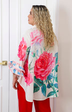 Blusa camisera floral