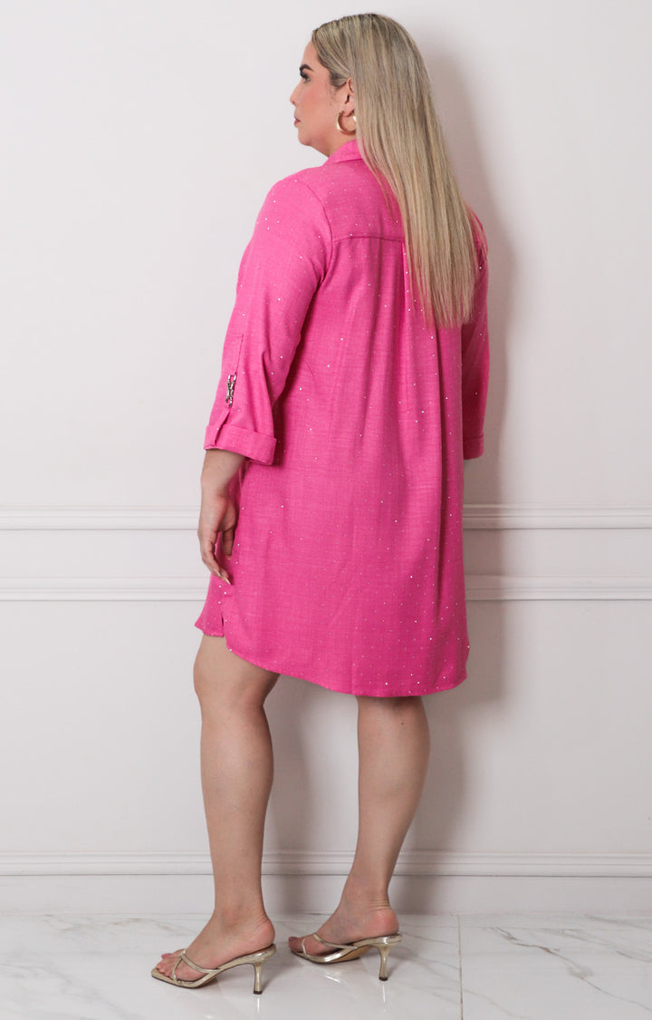 Vestido corto con brillo - VESTIDO CORTO CURVY Boutiquemirel 