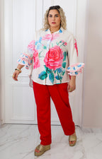 Blusa camisera floral