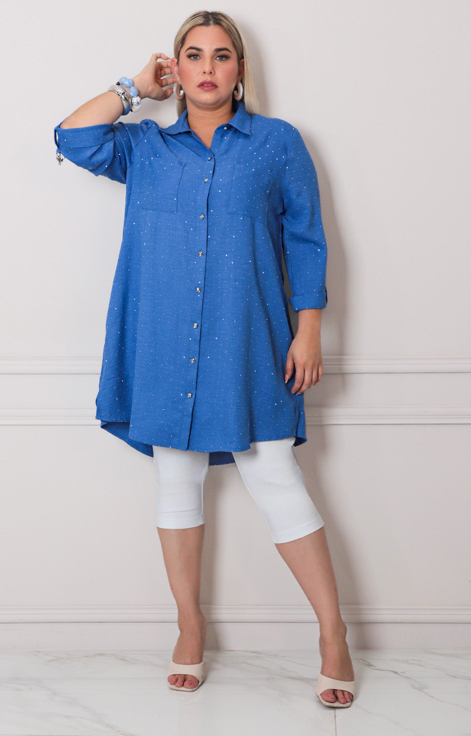 Vestido corto con brillo - VESTIDO CORTO CURVY Boutiquemirel 