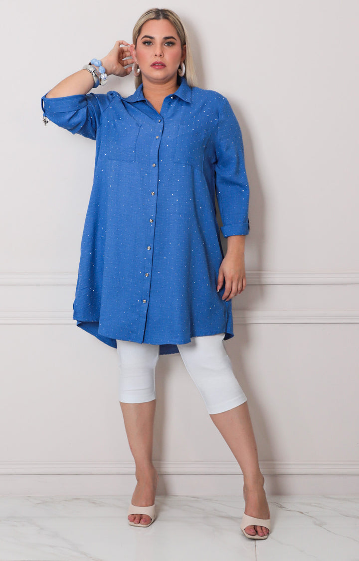 Vestido corto con brillo - VESTIDO CORTO CURVY Boutiquemirel 