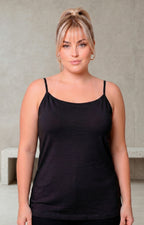 Blusa básica de algodón con tirantes - BLUSAS CURVY Boutiquemirel 