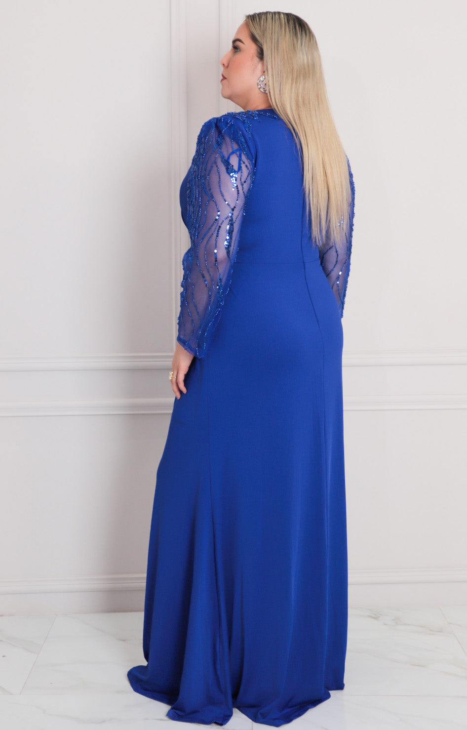 Vestido azul rey de gala - VESTIDO XL Boutiquemirel 